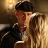 SCREAM QUEENS: L-R: Glen Powell and Emma Roberts in the "Thanksgiving" episode of SCREAM QUEENS airing Tuesday, Nov. 24 (9:00-10:00 PM ET/PT) on FOX. ©2015 Fox Broadcasting Co. Cr: Patti Perret/FOX.