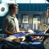 SCREAM QUEENS: L-R: Glen Powell and John Stamos in the all-new “Warts and All” episode of SCREAM QUEENS airing Tuesday, Sep. 27 (9:01-10:00 PM ET/PT) on FOX. Cr: Michael Becker / FOX. © 2016 FOX Broadcasting Co.