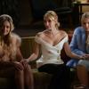 SCREAM QUEENS: L-R: Billie Lourd, Emma Roberts and Abigail Breslin in the all-new “Handidates”  episode of SCREAM QUEENS airing Tuesday, Oct. 11 (9:01-10:00 PM ET/PT) on FOX. Cr: Michael Becker / FOX. © 2016 FOX Broadcasting Co.