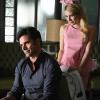 SCREAM QUEENS: L-R: John Stamos and Emma Roberts in the all-new “Lovin The D” episode of SCREAM QUEENS airing Tuesday, Dec. 13 (9:01-10:00 PM ET/PT) on FOX. Cr: Michael Becker / FOX. © 2016 FOX Broadcasting Co.