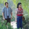 SNOWFALL -- "Baby Teeth" -- Season 1, Episode 8 (Airs Wednesday, August 23, 10:00 pm/ep) -- Pictured: (l-r) Sergio Perez-Mencheta as Gustavo, Emily Rios as Lucia Villanueva. CR: Byron Cohen/FX