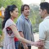 SNOWFALL -- "Baby Teeth" -- Season 1, Episode 8 (Airs Wednesday, August 23, 10:00 pm/ep) -- Pictured: (l-r) Emily Rios as Lucia Villanueva, Sergio Peres-Mencheta as Gustavo, Jose Zuniga as Ramiro Nava. CR: Byron Cohen/FX