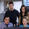 "Pilot" -- STALKER stars Maggie Q (standing, right) as Lt. Beth Davis and Golden Globe Award winner Dylan McDermott (Standing, left) as Det. Jack Larsen in a psychological thriller about detectives who investigate stalking incidents -- including voyeurism, cyber harassment and romantic fixation -- for the Threat Assessment Unit of the LAPD.  STALKER will air Wednesdays at 10:00 PM on the CBS Television Network. Also pictured: Series stars Victor Rasuk (seated left) and Mariana Klaveno (seated right)This photo is provided for use in conjunction with the TCA SUMMER PRESS TOUR 2014. Photo: Robert Voets/CBS 2014 CBS Broadcasting, Inc. All Rights Reserved