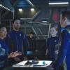"Despite Yourself" -- Episode 110 -- Pictured (l-r): Sonequa Martin-Green as First Officer Michael Burnham; Shazad Latif as Lieutenant Ash Tyler; Mary Wiseman as Cadet Sylvia Tilly; Doug Jones as Lieutenant Saru; Jason Isaacs as Captain Gabriel Lorca of the CBS All Access series STAR TREK: DISCOVERY. Photo Cr: Best Possible Screengrab/CBS ÃÂ© 2017 CBS Interactive. All Rights Reserved.