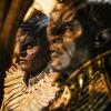 Pictured (l-r): Mary Chieffo as L\'Rell; Chris Obi as T\'Kuvma. STAR TREK: DISCOVERY coming to CBS All Access.  Photo Cr: Jan Thijs  ÃÂ© 2017 CBS Interactive. All Rights Reserved.