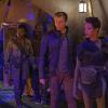 Ep #202 - Pictured (l-r): Oyin Oladejo as Joann Owosekun; Anson Mount as Captain Pike; Sonequa Martin-Green as Burnham of the CBS All Access series STAR TREK: DISCOVERY. Photo Cr: Ben Mark Holzberg/CBS ÃÂ© 2018 CBS Interactive. All Rights Reserved.