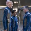 "The Sound of Thunder" -- Episode #206 -- Pictured (l-r): Doug Jones as Saru; Sonequa Martin-Green as Burnham; Anson Mount as Pike; Shazad Latif as Tyler of the CBS All Access series STAR TREK: DISCOVERY. Photo Cr: Michael Gibson/CBS ÃÂ©2018 CBS Interactive, Inc. All Rights Reserved.