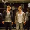 Star-Crossed -- "Give Me a Torch" -- Image Number: STA111a_0030.jpg -- Pictured (L-R): Greg Finley as Drake and Matt Lanter as Roman -- Photo: Skip Bolen/The CW -- © 2014 The CW Network, LLC. All rights reserved.