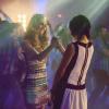 Star-Crossed -- "Give Me a Torch" -- Image Number: STA111a_0184.jpg -- Pictured (L-R): Natalie Hall as Taylor and Brina Palencia as Sophia -- Photo: Skip Bolen/The CW -- © 2014 The CW Network, LLC. All rights reserved.