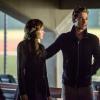 Star-Crossed -- "Give Me a Torch" -- Image Number: STA111b_0343.jpg -- Pictured (L-R): Aimee Teegarden as Emery and Grey Damon as Grayson -- Photo: Skip Bolen/The CW -- © 2014 The CW Network, LLC. All rights reserved.
