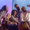 STAR: L-R: Brittany O'Grady, Jude Demorest, Ryan Destiny, Luke James and  guest star Onye Eme-Akwari in the "After the Set, It’s the After Party" episode of STAR airing Wednesday, April 25 (9:00-10:00 PM ET/PT) on FOX. ©2018 Fox Broadcasting Co. CR: Wilford Harewood/FOX