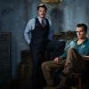 STRANGE ANGEL - Pictured (l-r): Jack Reynor as Jack Parsons; Rupert Friend as Ernest Donovan. Photo Cr: Frank W. Ockenfels III/CBS ÃÂ©2018 CBS Interactive, Inc. All Rights Reserved.
