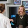 "Stronger Together" -- Cat (Calista Flockhart, right) pressures James to use his connection to Superman to get her an interview with Supergirl, when SUPERGIRL moves to its regular time period, Monday, Nov. 2 (8:00-9:00 PM, ET/PT) on the CBS Television Network. Also pictured: Melissa Benoist (left) Photo: Michael Yarish/CBS ÃÂ©2015 CBS Broadcasting, Inc. All Rights Reserved