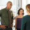"Fight or Flight" -- Supergirl\'s powers are tested when Reactron, one of Superman\'s formidable enemies, arrives in National City and targets the young hero, on SUPERGIRL, Monday, Nov. 9 (8:00-9:00 PM, ET/PT) on the CBS Television Network. Pictured left to right: Mehcad Brooks, Jenna Dewan-Tatum and Melissa Benoist Photo: Trae Patton/CBS ÃÂ©2015 CBS Broadcasting, Inc. All Rights Reserved
