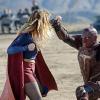 "Red Faced" -- Personal and professional stress get the better of Kara when she goes too far during a training exercise against Red Tornado, a military cyborg commissioned by Lucy Lane\'s father, General Sam Lane, on SUPERGIRL, Monday, Nov. 30 (8:00-9:00 PM, ET) on the CBS Television Network. Pictured left to right: Melissa Benoist and Iddo Goldberg as Red Tornado Photo: Darren Michaels/CBS ÃÂ©2015 CBS Broadcasting, Inc. All Rights Reserved