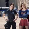 "Red Faced" -- Personal and professional stress get the better of Kara when she goes too far during a training exercise against Red Tornado, a military cyborg commissioned by Lucy Lane\'s father, General Sam Lane, on SUPERGIRL, Monday, Nov. 30 (8:00-9:00 PM, ET) on the CBS Television Network. Pictured left to right: Chyler Leigh and Melissa Benoist  Photo: Darren Michaels/CBS ÃÂ©2015 CBS Broadcasting, Inc. All Rights Reserved