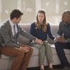 "Blood Bonds" -- With Astra in captivity at the DEO, her husband, Non (Chris Vance), captures Hank, leading to a tense standoff between the two sides. Also, Kara continues to refute Cat\'s allegations that she is Supergirl, on SUPERGIRL, Monday, Jan. 4 (8:00-9:00 PM) on the CBS Television Network. Pictured left to right: Jeremy Jordan, Melissa Benoist and Mehcad Brooks Photo: Erica Parise/Warner Bros. Entertainment Inc. ÃÂ© 2015 WBEI. All rights reserved.