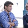 "Childish Things" -- Kara (Melissa Benoist, right) does her best to support Winn (Jeremy Jordan, left) when his father, the supervillain Toyman, breaks out of prison and seeks out his son for unknown reasons, on SUPERGIRL, Monday, Jan. 18 (8:00-9:00 PM, ET/PT) on the CBS Television Network. Photo: Monty Brinton/CBS ÃÂ©2015 CBS Broadcasting, Inc. All Rights Reserved