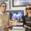 Supergirl -- "The Adventures Of Supergirl" -- Image SPG201b_0277 -- Pictured (L_R) Benoist Kara and Calista Flockhart as Cat -- Photo: Bettina Strauss/The CW -- ÃÂ© 2016 The CW Network, LLC. All Rights Reserved