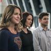 Supergirl -- "Welcome to Earth" -- Image SPG203c_0059 -- Pictured (L-R): Melissa Benoist as Kara/Supergirl, Chyler Leigh as Alex Danvers, and Jeremy Jordan as Winn Schott -- Photo: Diyah Pera/The CW -- ÃÂ© 2016 The CW Network, LLC. All Rights Reserved