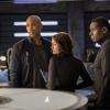 Supergirl -- "Star-Crossed" -- SPG216a_0178.jpg -- Pictured (L-R): Mehcad Brooks as James Olsen/Guardian, Chyler Leigh as Alex Danvers, and David Harewood as Hank Henshaw -- Photo: Robert Falconer/The CW -- ÃÂ© 2017 The CW Network, LLC. All Rights Reserved