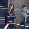 Supergirl -- "Alex" -- SPG219a_0386.jpg -- Pictured (L-R): Jeremy Jordan as Winn Schott and Melissa Benoist as Kara/Supergirl -- Photo: Dean Buscher/The CW -- ÃÂ© 2017 The CW Network, LLC. All Rights Reserved