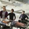 Supergirl -- "Wake Up" -- SPG307a_0293.jpg -- Pictured (L-R): Chris Wood as Mike/Mon-El, Melissa Benoist as Kara, Chyler Leigh as Alex Danvers, Jeremy Jordan as Winn Schott, and David Harewood as Hank Henshaw -- Photo: Michael Courtney/The CW -- ÃÂ© 2017 The CW Network, LLC. All Rights Reserved