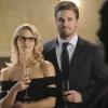 Supergirl -- "Crisis on Earth-X, Part 1" -- SPG308a_0126.jpg -- Pictured (L-R): Emily Bett Rickards as Felicity Smoak and Stephen Amell as Oliver Queen -- Photo: Bettina Strauss/The CW -- ÃÂ© 2017 The CW Network, LLC. All Rights Reserved