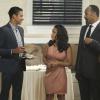 Supergirl -- "Crisis on Earth-X, Part 1" -- SPG308a_0179.jpg -- Pictured (L-R): Keiynan Lonsdale as Wally West, Danielle Nicolet as Cecile Horton, Jesse L. Martin as Detective Joe West, and Candice Patton as Iris West - Photo: Bettina Strauss/The CW -- ÃÂ© 2017 The CW Network, LLC. All Rights Reserved