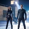 Supergirl -- "Legion of Superheroes" -- Image Number: SPG310b_0294b.jpg -- Pictured (L-R): Amy Jackson as Imra Ardeen/Saturn Girl and Chris Wood as Mon-El -- Photo: Diyah Pera -- ÃÂ© 2018 The CW Network, LLC All Rights Reserved.