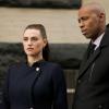 Supergirl -- "For Good" -- Image Number: SPG312b_0291.jpg -- Pictured (L-R): Katie McGrath as Lena Luthor and Mehcad Brooks as James Olsen -- Photo: Diyah Pera/The CW -- ÃÂ© 2018 The CW Network, LLC. All Rights Reserved.