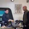 Supergirl -- "Schott Through the Heart" -- Image Number: SPG314a_0103.jpg -- Pictured (L-R): Jeremy Jordan as Winn and Mehcad Brooks as James Olsen/Guardian -- Photo: Diyah Pera/The CW -- ÃÂ© 2018 The CW Network, LLC. All rights reserved.
