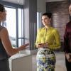 Supergirl -- "American Alien" -- Image Number: SPG401a_0068b.jpg -- Pictured (L-R): Melissa Benoist as Kara/Supergirl, Katie McGrath as Lena Luther and Mehcad Brooks as James Olsen/Guardian -- Photo: Bettina Strauss/The CW -- ÃÂ© 2018 The CW Network, LLC. All Rights Reserved.
