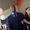 Supergirl -- "Parasite Lost" -- Image Number: SPG405b_0160b.jpg -- Pictured (L-R): Mehcad Brooks as James Olsen/Guardian and Katie McGrath as Lena Luther -- Photo: Sergei Bachlakov/The CW -- ÃÂ© 2018 The CW Network, LLC. All Rights Reserved.