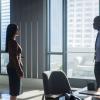 Supergirl -- "Call to Action" -- Image Number: SPG406A_0200b.jpg -- Pictured (L-R): Katie McGrath as Lena Luthor and Mehcad Brooks as James Olsen/Guardian -- Photo: Diyah Pera/The CW -- ÃÂ© 2018 The CW Network, LLC. All Rights Reserved.