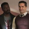 Supergirl -- "Bunker Hill" -- Image Number: SPG408b_0089b.jpg -- Pictured (L-R): David Ajala as Manchester Black and Sam Witwer as Ben Lockwood/Agent Liberty -- Photo: Dean Buscher/The CW -- ÃÂ© 2018 The CW Network, LLC. All Rights Reserved.