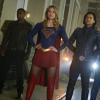 Supergirl -- "What\'s So Funny About Truth, Justice and The American Way?" -- Image Number: SPG413b_0549b.jpg -- Pictured (L-R): David Harewood as Hank Henshaw/JÃÂonn JÃÂonzz, Melissa Benoist as Kara/Supergirl, Jesse Rath as Brainiac-5 and Nicole Maines as Nia Nal/Dreamer -- Photo: Sergei Bachlakov/The CW -- ÃÂ© 2019 The CW Network, LLC. All Rights Reserved.