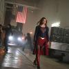 Supergirl -- "What\'s So Funny About Truth, Justice and The American Way?" -- Image Number: SPG413b_0593b.jpg -- Pictured (L-R): Jesse Rath as Brainiac-5 and Melissa Benoist as Kara/Supergirl (center) -- Photo: Sergei Bachlakov/The CW -- ÃÂ© 2019 The CW Network, LLC. All Rights Reserved.