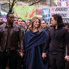 Supergirl -- "Stand and Deliver" -- Image Number: SPG414B_0244b.jpg -- Pictured (L-R): David Harewood as Hank Henshaw/JÃÂonn JÃÂonzz, Melissa Benoist as Kara/Supergirl, Jesse Rath as Brainiac-5 and Nicole Maines as Nia Nal/Dreamer -- Photo: Jeff Weddell/The CW -- ÃÂ© 2019 The CW Network, LLC. All Rights Reserved.