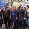 Supergirl -- "Stand and Deliver" -- Image Number: SPG414B_0253b.jpg -- Pictured (L-R): David Harewood as Hank Henshaw/JÃÂonn JÃÂonzz, Melissa Benoist as Kara/Supergirl, Jesse Rath as Brainiac-5 and Nicole Maines as Nia Nal/Dreamer -- Photo: Jeff Weddell/The CW -- ÃÂ© 2019 The CW Network, LLC. All Rights Reserved.