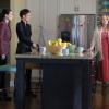 Supergirl -- "All About Eve" -- Image Number: SPG417a_0022r.jpg -- Pictured (L-R): Katie McGrath as Lena Luthor, Chyler Leigh as Alex Danvers, Jill Morrison as Bitsie Tessmacher, and Melissa Benoist as Kara/Supergirl -- Photo: Bettina Strauss/The CW -- ÃÂ© 2019 The CW Network, LLC. All Rights Reserved.