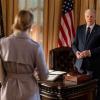 Supergirl -- "Will The Real Miss Tessmacher Please Stand Up?" -- Image Number: SPG420A_0219b.jpg -- Pictured (L-R): Melissa Benoist as Kara/Supergirl and Bruce Boxleitner as President Baker -- Photo: Colin Bentley/The CW -- ÃÂ© 2019 The CW Network, LLC. All Rights Reserved.