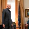 Supergirl -- "The Quest for Peace" -- Image Number: SPG422A_0601b.jpg -- Pictured (L-R): Jon Cryer as Lex Luthor and Andrea Brooks as Eve Tessmacher -- Photo: Colin Bentley/The CW -- ÃÂ© 2019 The CW Network, LLC. All Rights Reserved.