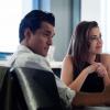 Supergirl -- "Blurred Lines" -- Image Number: SPG503b_0071b.jpg -- Pictured (L-R): Staz Nair as William Dey and Julie Gonzalo as Andrea Rojas -- Photo: Dean Buscher/The CW -- © 2019 The CW Network, LLC. All Rights Reserved.