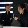 Supergirl -- "Confidence Women" -- Image Number: SPG506b_0035b.jpg -- Pictured (L-R): Chyler Leigh as Alex Danvers and Jesse Rath as Brainiac-5 -- Photo: Sergei Bachlakov/The CW -- © 2019 The CW Network, LLC. All Rights Reserved.