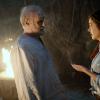 Supergirl -- "Confidence Women" -- Image Number: SPG506a_0563b.jpg -- Pictured (L-R): Duncan Fraser as Old Man and Julie Gonzalo as Andrea Rojas -- Photo: Sergei Bachlakov/The CW -- © 2019 The CW Network, LLC. All Rights Reserved.