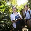 Supergirl -- "Confidence Women" -- Image Number: SPG506a_0005b.jpg -- Pictured (L-R): Katie McGrath as Lena Luthor and Julie Gonzalo as Andrea Rojas -- Photo: Sergei Bachlakov/The CW -- © 2019 The CW Network, LLC. All Rights Reserved.