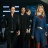 Supergirl -- "Crisis on Infinite Earths: Part One" -- Image Number: SPG509b_0013r.jpg -- Pictured (L-R): Chyler Leigh as Alex Danvers, Jesse Rath as Brainiac-5 and Melissa Benoist as Kara/Supergirl -- Photo: Katie Yu/The CW -- © 2019 The CW Network, LLC. All Rights Reserved.