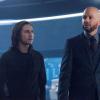 Supergirl -- "Back From The Future Ð Part One" -- Image Number: SPG511A_0392b.jpg -- Pictured (L-R): Jesse Rath as Brainiac-5 and Jon Cryer as Lex Luthor -- Photo: Dean Buscher/The CW -- © 2020 The CW Network, LLC. All rights reserved.