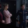 Supergirl -- "Back From The Future Ð Part One" -- Image Number: SPG511C_0003.jpg -- Pictured (L-R): Chyler Leigh as Alex Danvers, Melissa Benoist as Kara/Supergirl, Jeremy Jordan as Winn Schott and David Harewood as Hank Henshaw/JÕonn JÕonzz -- Photo: The CW -- © 2020 The CW Network, LLC. All rights reserved.